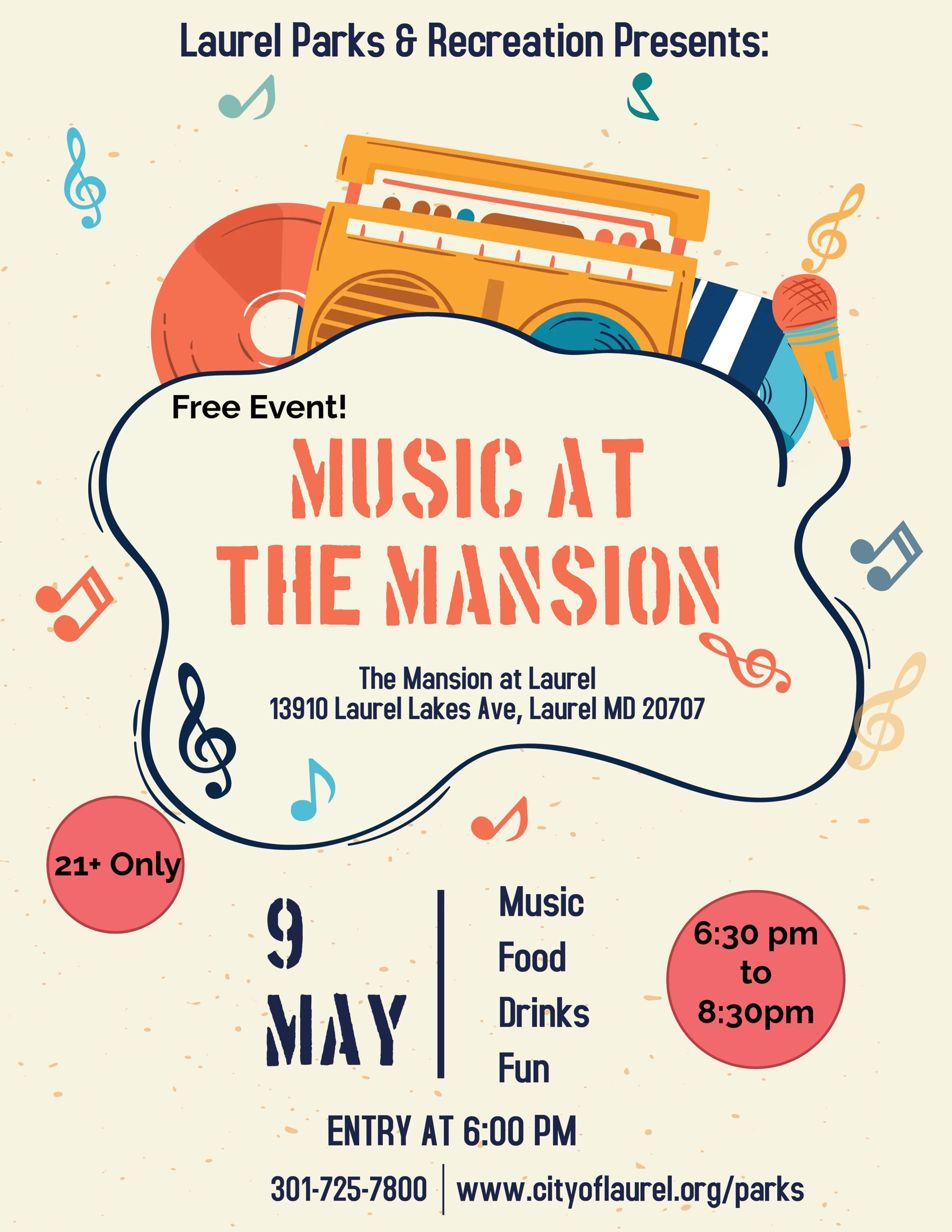 Music at the Mansion May 2025