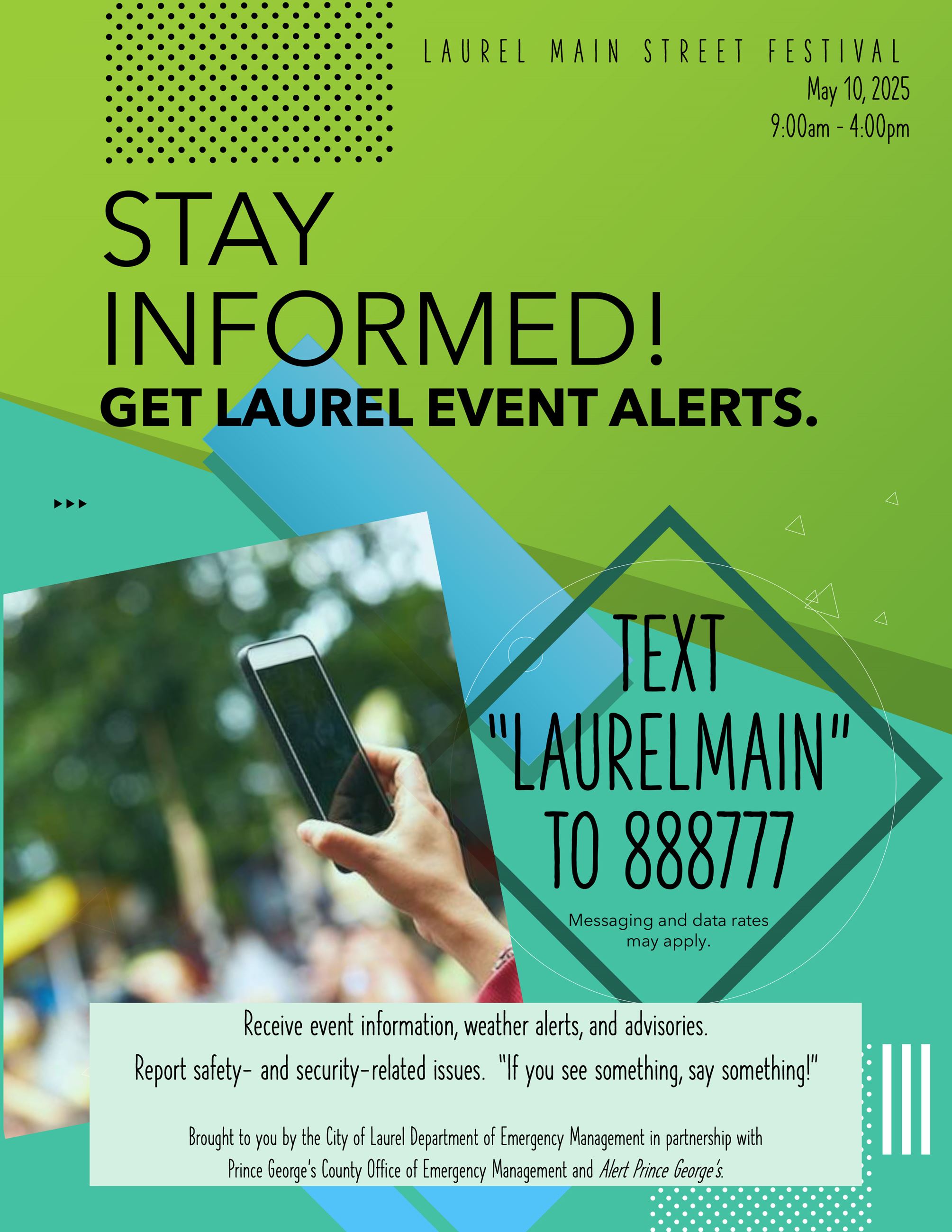 Laurel MSF Alerts Flyer