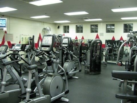 Workout Room with Many Ellipticals