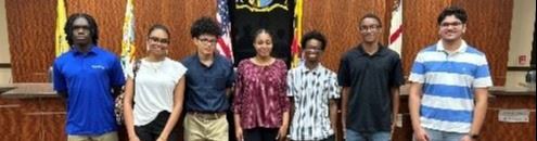 Students from the City of Laurel Mayor's Summer Jobs Program
