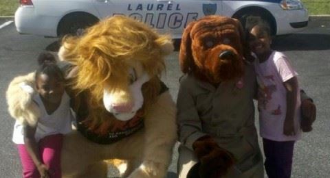 Kids and People In Costumes