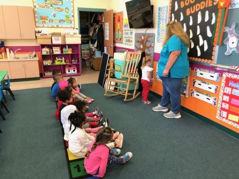 Young Kids at a Preschool Class